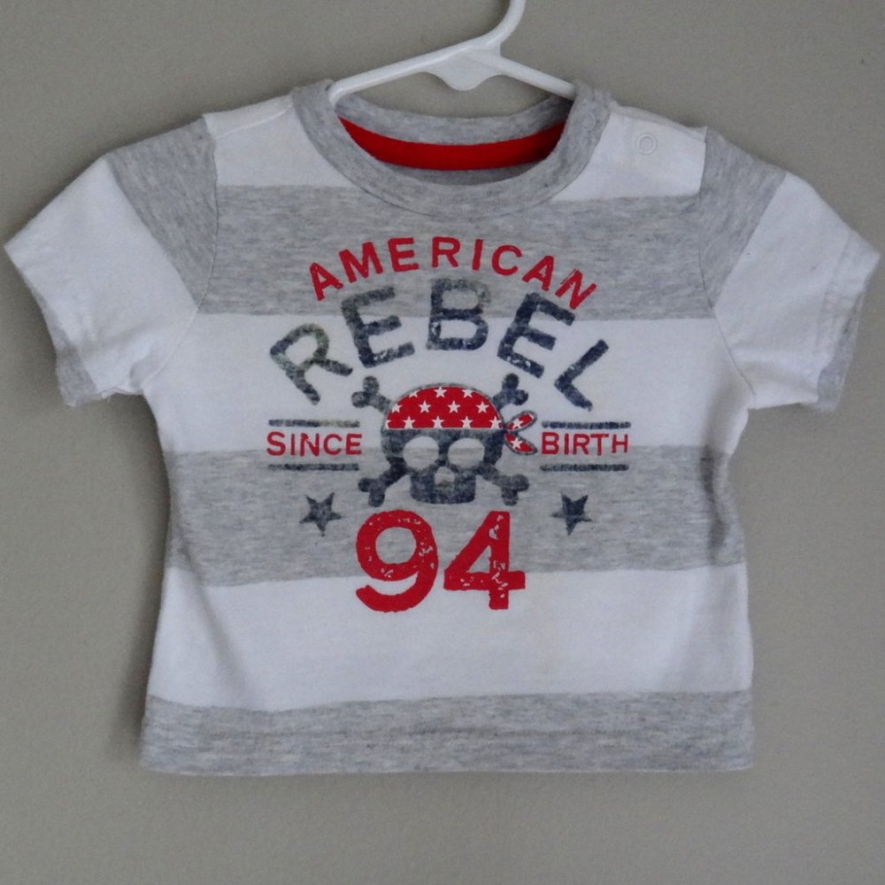 baby american rebel tshirt